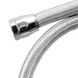 Load image into Gallery viewer, Spectre Stainless Steel Flex Fuel Line 3/8in. ID - 3ft. w/Chrome Clamps - Side View