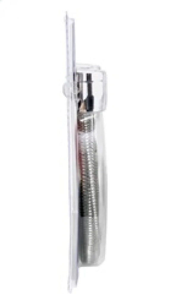 Spectre Stainless Steel Flex Fuel Line 3/8in. ID - 3ft. w/Chrome Clamps - Back View