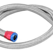 Load image into Gallery viewer, Spectre Stainless Steel Flex Fuel Line 3/8in. ID - 3ft. w/Clamps Red/Blue - Main Product View