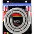 Load image into Gallery viewer, Spectre Stainless Steel Flex Fuel Line 3/8in. ID - 3ft. w/Clamps Red/Blue - Side View