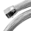 Load image into Gallery viewer, Spectre Stainless Steel Flex Heater Hose Kit 5/8in. Diameter - 4ft. Chrome - Side View