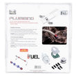 Load image into Gallery viewer, Spectre Stainless Steel Flex Heater Hose Kit 5/8in. Diameter - 4ft. Chrome - Back View
