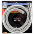 Load image into Gallery viewer, Spectre Stainless Steel Flex Heater Hose Kit 5/8in. Diameter - 4ft. Chrome - Additional View 5