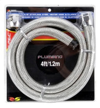 Load image into Gallery viewer, Spectre Stainless Steel Flex Heater Hose Kit 5/8in. Diameter - 4ft. Chrome - Additional View 5