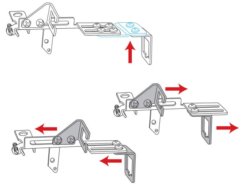 Spectre Throttle Cable Bracket - Back View