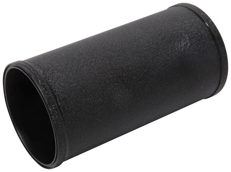 Spectre Universal Intake Elbow Tube (ABS) 3in. OD / 45 Degree - Black Textured Powdercoat - Side View