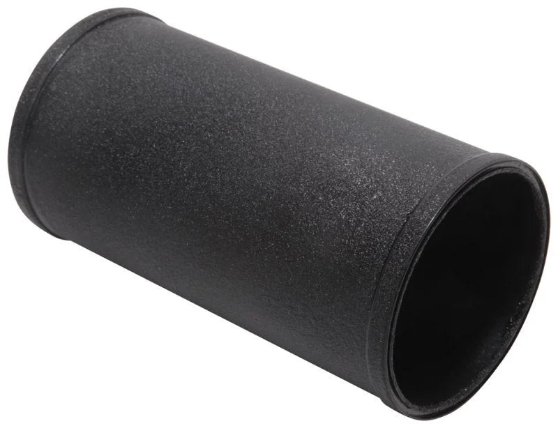 Spectre Universal Intake Elbow Tube (ABS) 3in. OD / 45 Degree - Black Textured Powdercoat - Back View