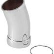 Load image into Gallery viewer, Spectre Universal Intake Elbow Tube (ABS) w/Collar 3in. OD / 22 Degree - Chrome - Main Product View