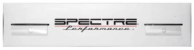 Spectre Universal Intake Tube Kit 3in. - Aluminum - Black - Back View