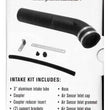 Load image into Gallery viewer, Spectre Universal Intake Tube Kit 3in. - Aluminum - Black - Additional View 8