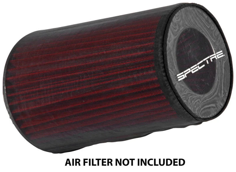 Spectre Universal Pre-Filter Wrap 6.125in. x 9.125in. - Black - Side View
