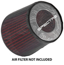 Load image into Gallery viewer, Spectre Universal Pre-Filter Wrap 6in. x 6.125in. - Black - Side View