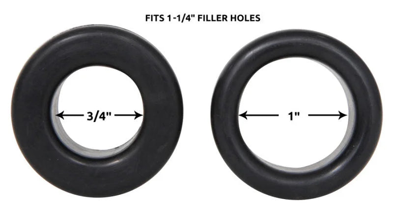 Spectre Valve Cover Grommets (For Covers w/1-1/4in. Filler-Breather Holes) OEM Replacement - Side View