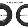 Load image into Gallery viewer, Spectre Valve Cover Grommets (For Covers w/1-1/4in. Filler-Breather Holes) OEM Replacement - Side View