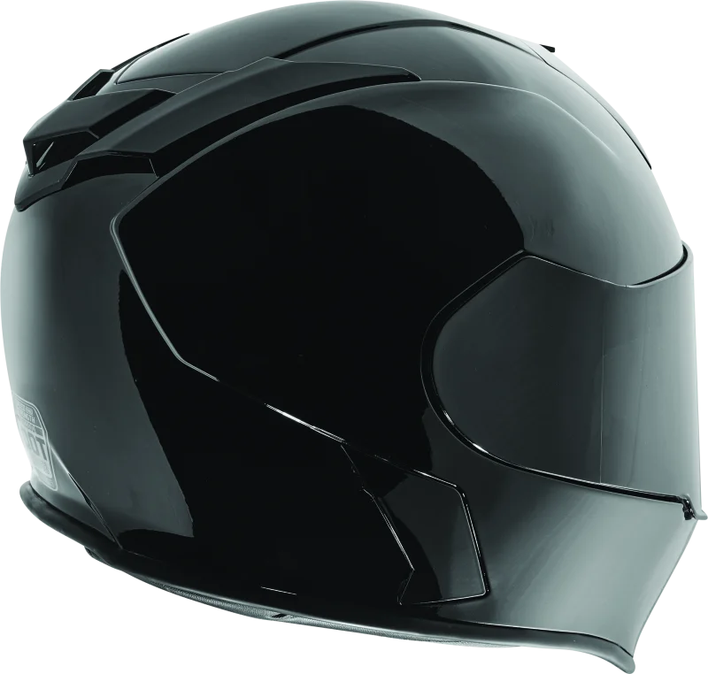 Speed Helmet and Strength SS900 Solid Speed Helmet Gloss Black - XS - Side View