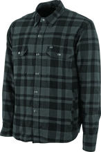 Load image into Gallery viewer, Speed and Strength Black 9 2.0 Moto Shirt Grey - Small - Main Product View