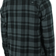 Load image into Gallery viewer, Speed and Strength Black 9 2.0 Moto Shirt Grey - Small - Side View