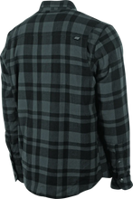 Load image into Gallery viewer, Speed and Strength Black 9 2.0 Moto Shirt Grey - Small - Side View