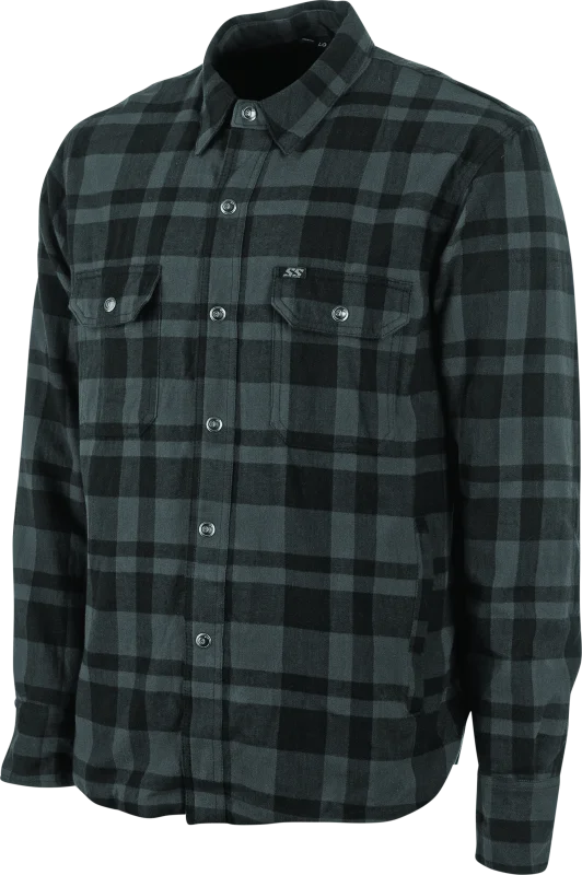 Speed and Strength Black 9 2.0 Moto Shirt Grey - XL
