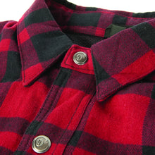 Load image into Gallery viewer, Speed and Strength Black 9 2.0 Moto Shirt Red - Small - Installation View
