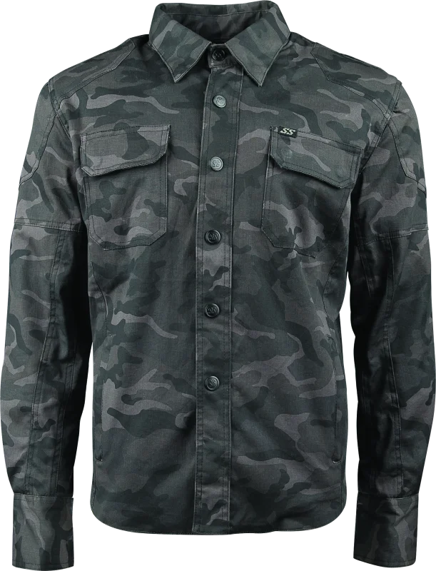 Speed and Strength Call to Arms Moto Shirt Camouflage - Large