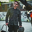 Load image into Gallery viewer, Speed and Strength Call to Arms Moto Shirt Camouflage - Small - Side View