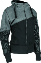 Load image into Gallery viewer, Speed and Strength Cat Outa Hell Hoody Grey/Black Womens - XS - Main Product View
