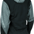 Load image into Gallery viewer, Speed and Strength Cat Outa Hell Hoody Grey/Black Womens - XS - Side View