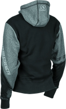Load image into Gallery viewer, Speed and Strength Cat Outa Hell Hoody Grey/Black Womens - XS - Side View