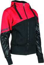 Load image into Gallery viewer, Speed and Strength Cat Outa Hell Hoody Red/Black Womens - XS - Main Product View