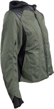 Load image into Gallery viewer, Speed and Strength Daydream Textile Jacket Olive/Black Womens - Small - Side View