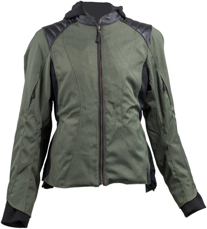 Speed and Strength Daydream Textile Jacket Olive/Black Womens - XL - Detail View