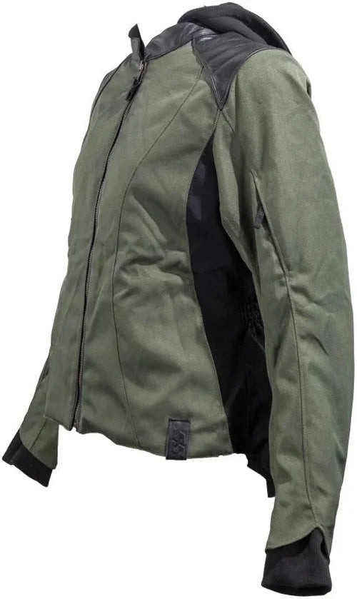 Speed and Strength Daydream Textile Jacket Olive/Black Womens - XL - Side View