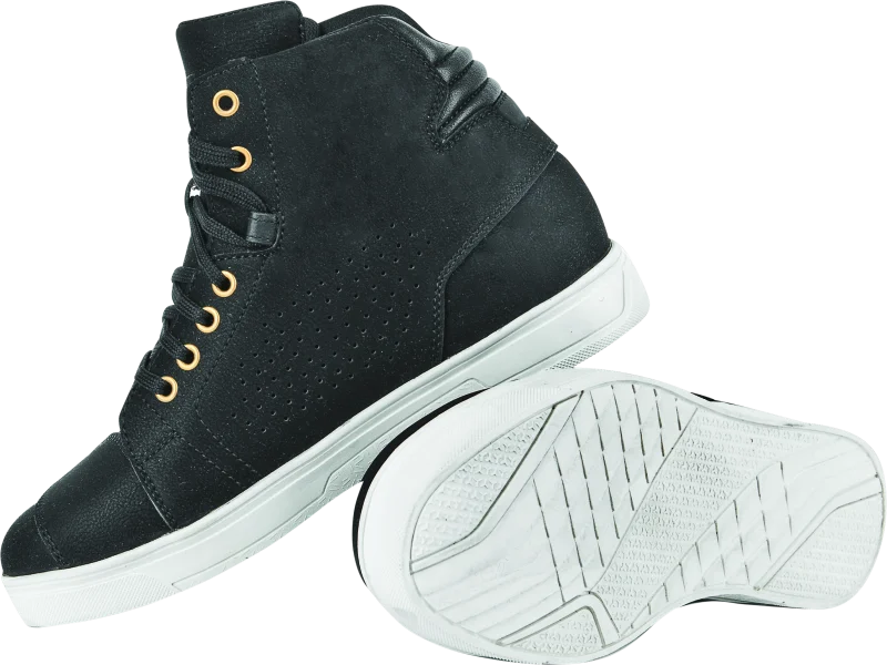 Speed and Strength Mad Dash Leather Shoes Black/White Womens Size - 6 - Main Product View