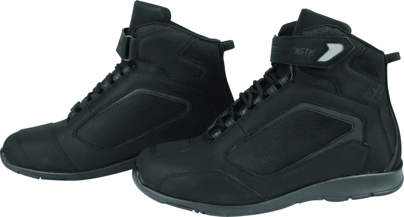 Speed and Strength Moment of Truth Leather Shoe Black Size - 8 - Installation View