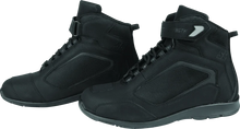Load image into Gallery viewer, Speed and Strength Moment of Truth Leather Shoe Black Size - 8 - Installation View