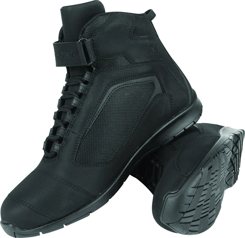 Speed and Strength Moment of Truth Leather Shoe Black Size - 9