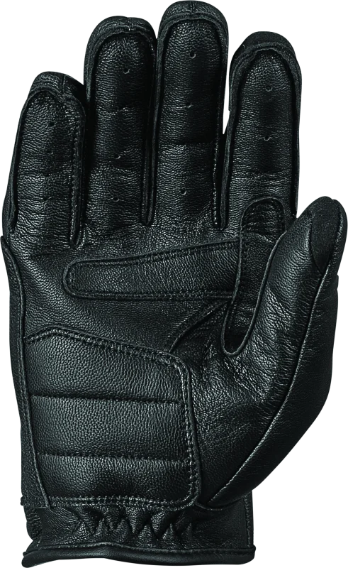 Speed and Strength Off the Chain Leather Gloves Black - Small - Side View