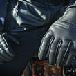 Load image into Gallery viewer, Speed and Strength Off the Chain Leather Gloves Black - Small - Detail View