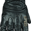 Load image into Gallery viewer, Speed and Strength Rust and Redemption Leather Gloves Black - Small - Main Product View