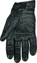 Load image into Gallery viewer, Speed and Strength Rust and Redemption Leather Gloves Black - Small - Side View