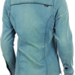 Load image into Gallery viewer, Speed and Strength Speed Society Armored Moto Shirt Denim Blue Womens - XS - Side View