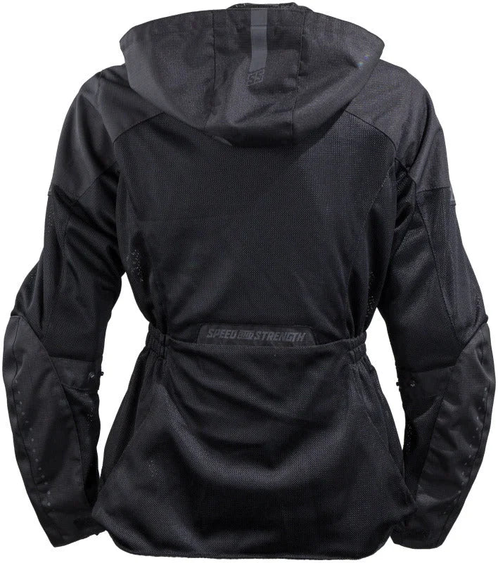 Speed and Strength Starstruck Mesh Jacket Black Womens - 2XL - Side View
