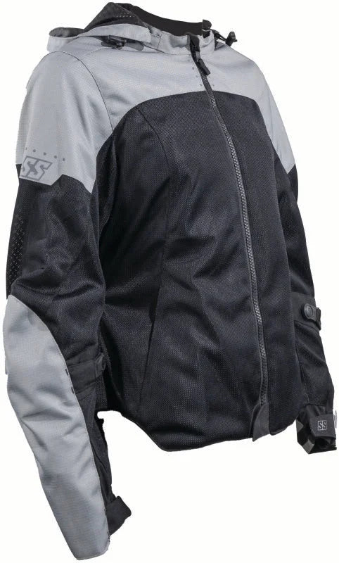 Speed and Strength Starstruck Mesh Jacket Grey/Black Womens - Small - Main Product View