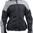 Load image into Gallery viewer, Speed and Strength Starstruck Mesh Jacket Grey/Black Womens - Small - Side View