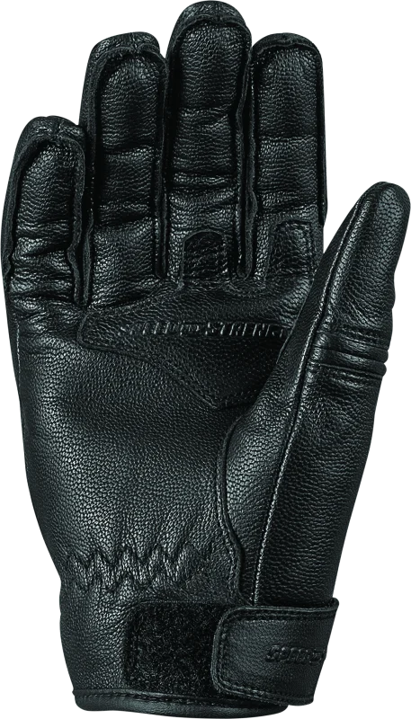 Speed and Strength Throttle Body Leather Glove Black Womens - XS - Installation View