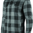 Load image into Gallery viewer, Speed and Strength True Grit Armored Moto Shirt Grey - Large - Side View
