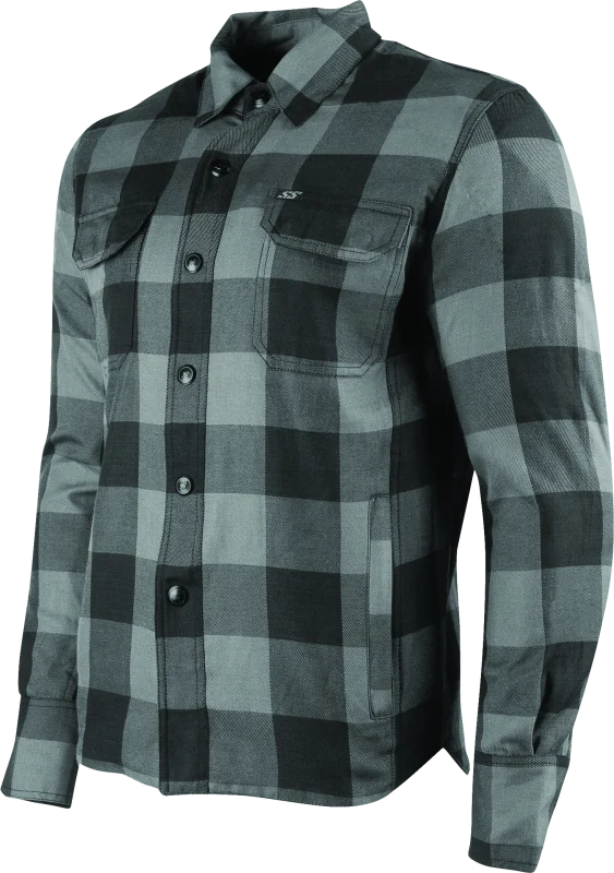Speed and Strength True Grit Armored Moto Shirt Grey - Medium - Main Product View