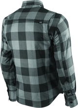 Load image into Gallery viewer, Speed and Strength True Grit Armored Moto Shirt Grey - Small - Side View