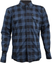 Load image into Gallery viewer, Speed and Strength True Grit Armored Motoshirt Navy/Black - Medium - Detail View